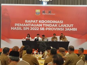 Rapat Koordinasi Pemantauan TIndak Lanjut Hasil SPI KPK Tahun 2022